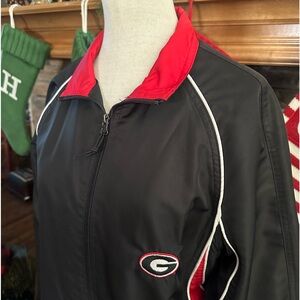 NORTH END 🏈 Women’s Black & Red Full Zip
‘UGA BULLDOGS’ Lined Jacket - Size M